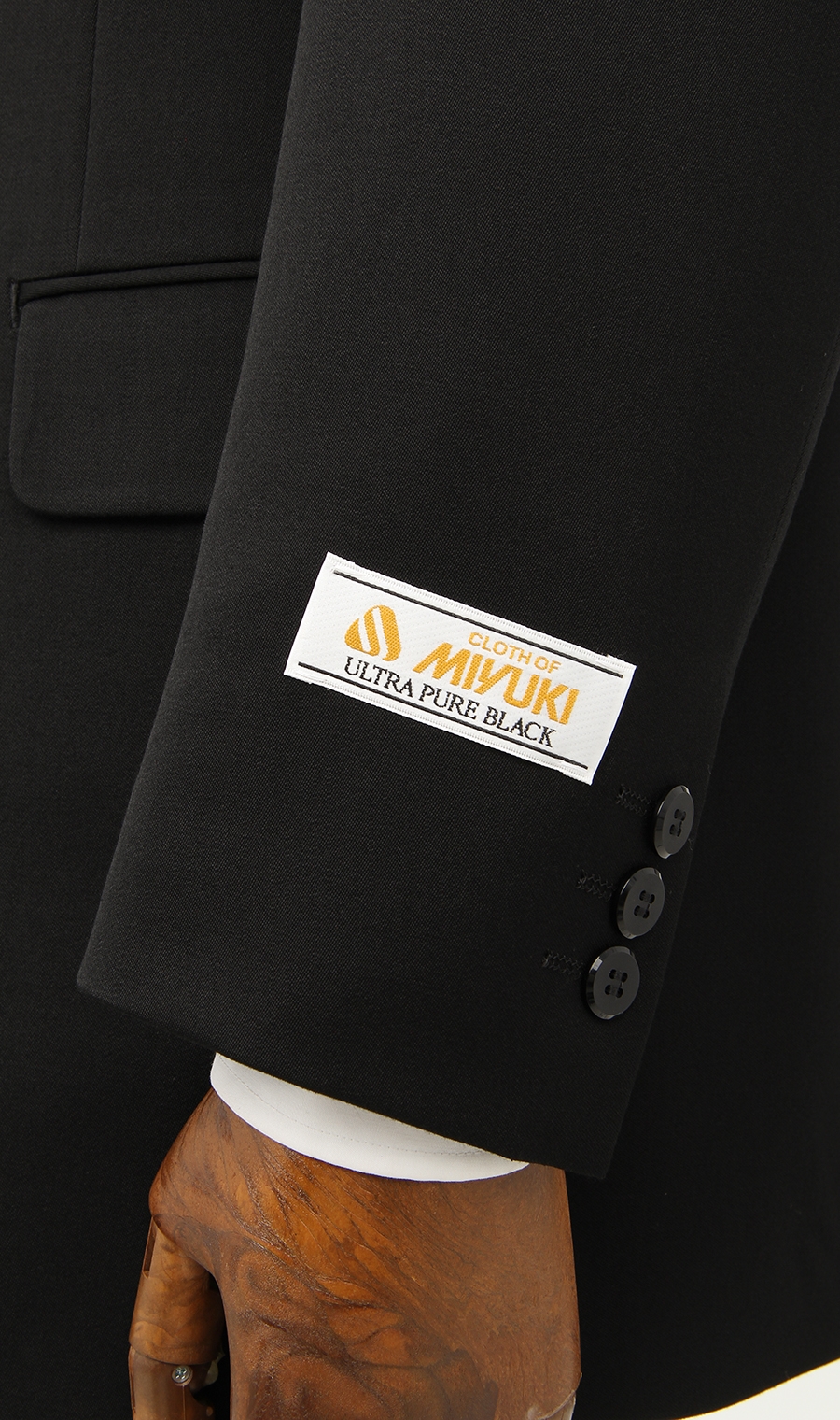 ダブルスタンダードフォーマル【スモール】【御幸毛織】 ブラック 体型:BE体(ゆったり型),号数（身長）:2号(155cm)