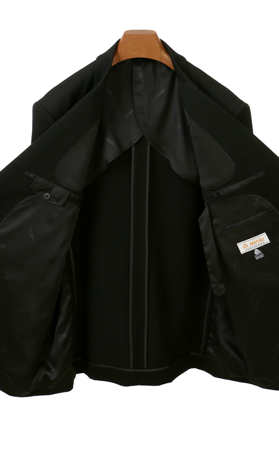 ダブルスタンダードフォーマル【E体】【御幸毛織】 ブラック 体型:E体(大きいサイズ),号数（身長）:5号(170cm)