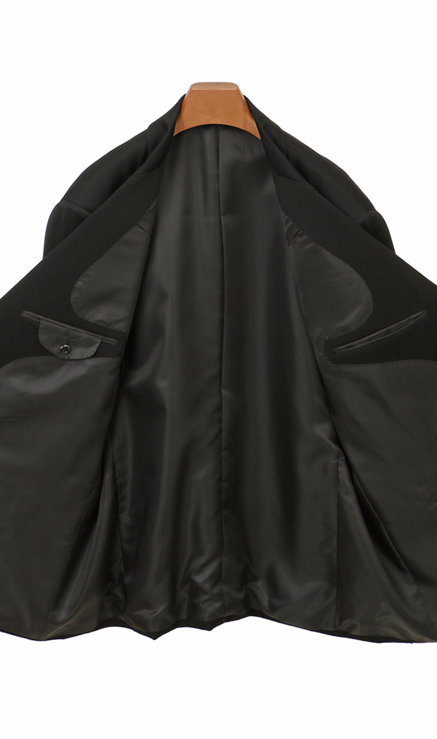 ダブルスタンダードフォーマル【E体】【濃染深色加工】【キング】 ブラック 体型:E体(大きいサイズ),号数（身長）:5号(170cm)