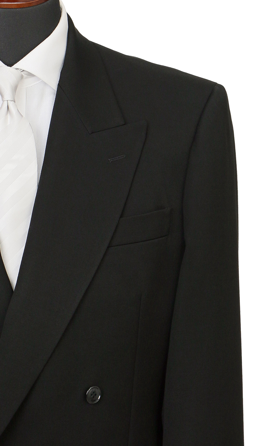 ダブルスタンダードフォーマル【E体】【濃染深色加工】【キング】 ブラック 体型:E体(大きいサイズ),号数（身長）:5号(170cm)