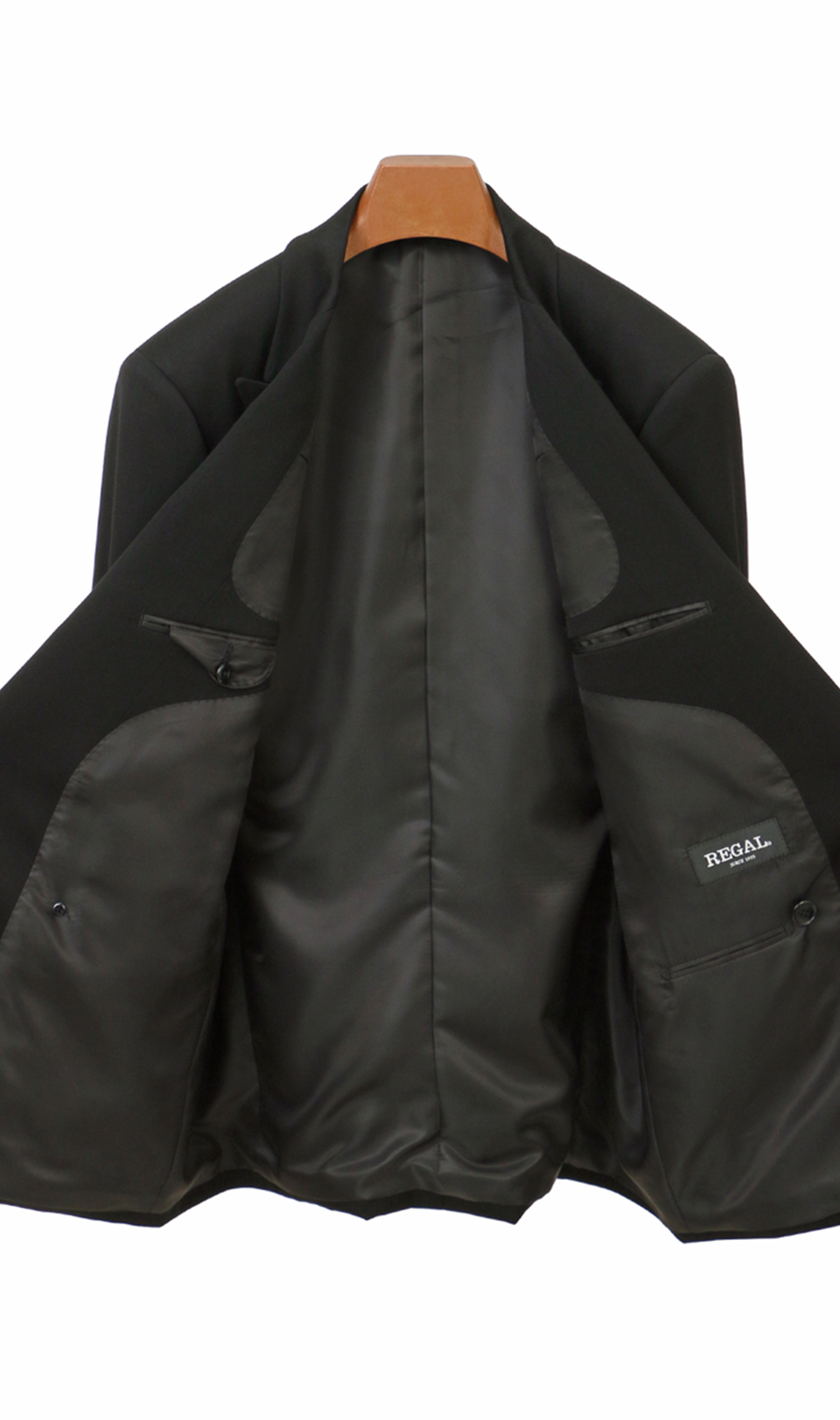 ダブルスタンダードフォーマル【A/AB/BE体】【濃染深色加工】 ブラック 体型:A体(標準型),号数（身長）:3号(160cm)