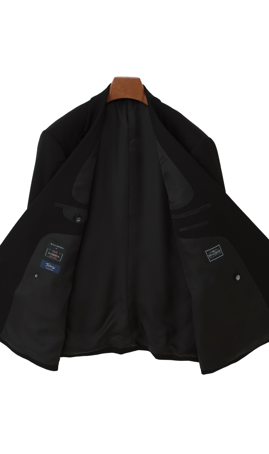 ダブルスタンダードフォーマル【A/AB/BE体】 ブラック 体型:AB体(がっちり型),号数（身長）:8号(185cm)