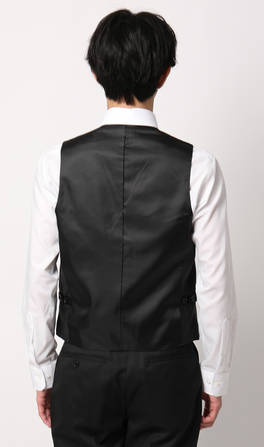 リバーシブルベスト【シングル】【Plastics Smart】 ブラック SS