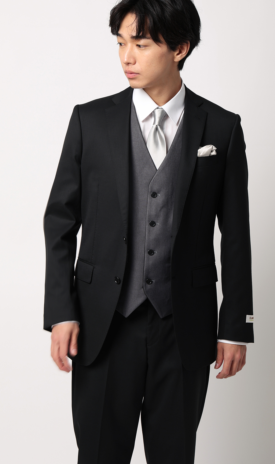 リバーシブルベスト【シングル】【Plastics Smart】 ブラック SS