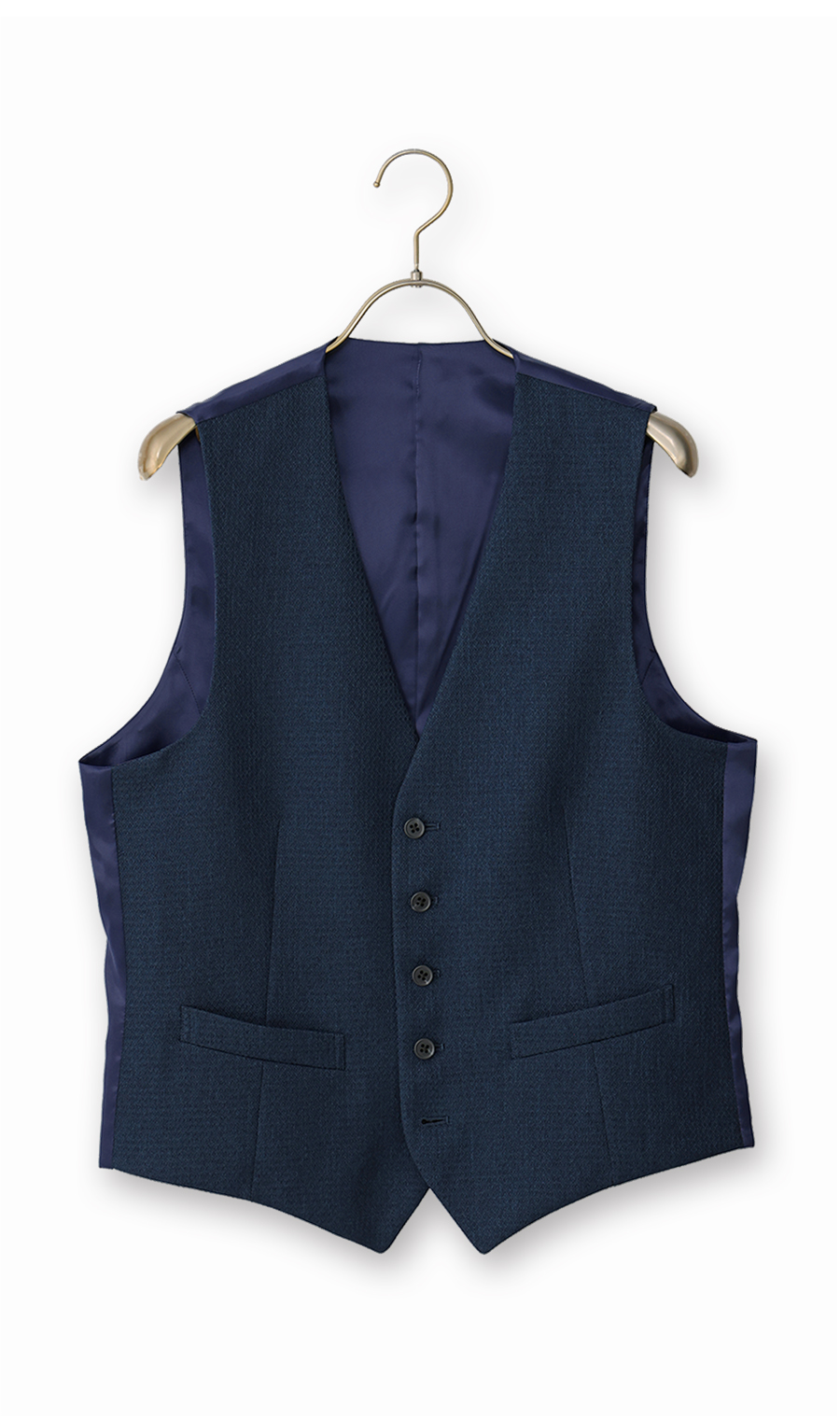 セレモニーベスト【シングル】 ネイビー SS