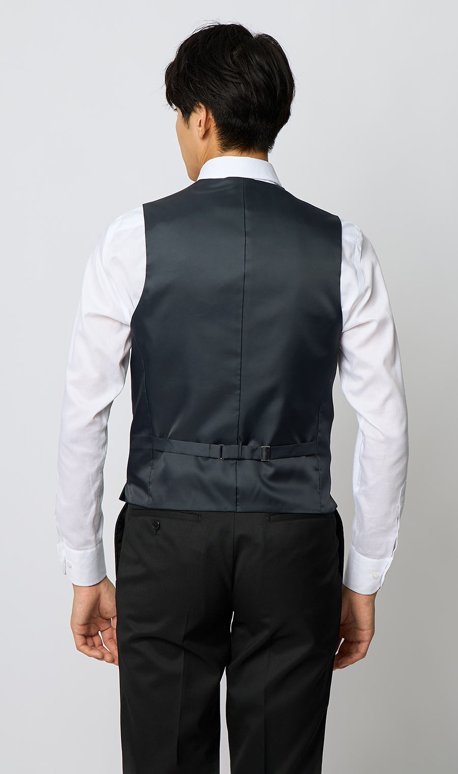 スタイリッシュベスト【シングル】 ネイビー Wide 3L