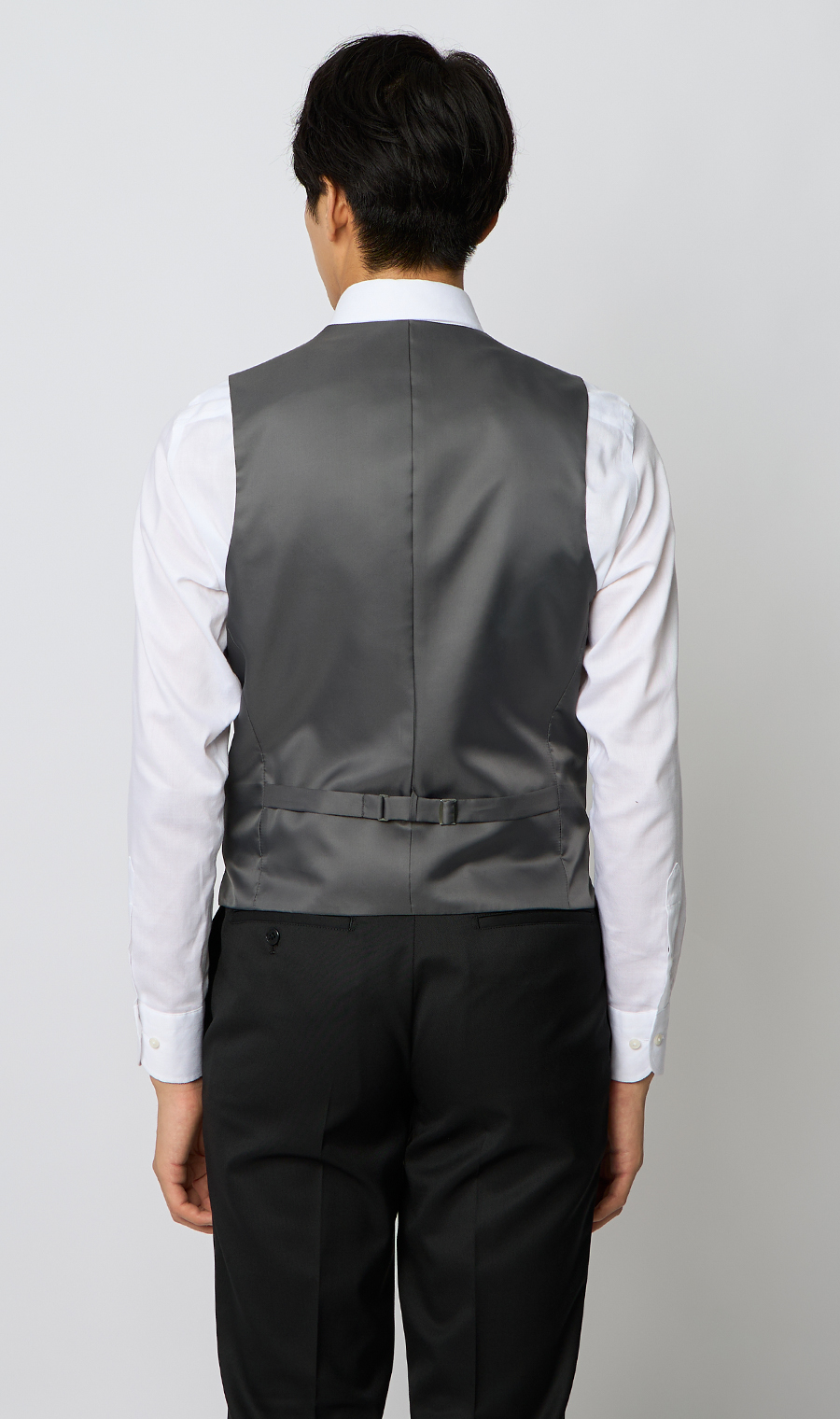 スタイリッシュベスト【シングル】 グレー Wide 3L
