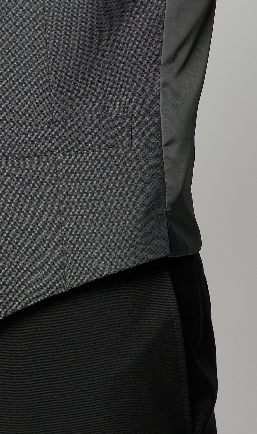 スタイリッシュベスト【シングル】 グレー Wide 3L