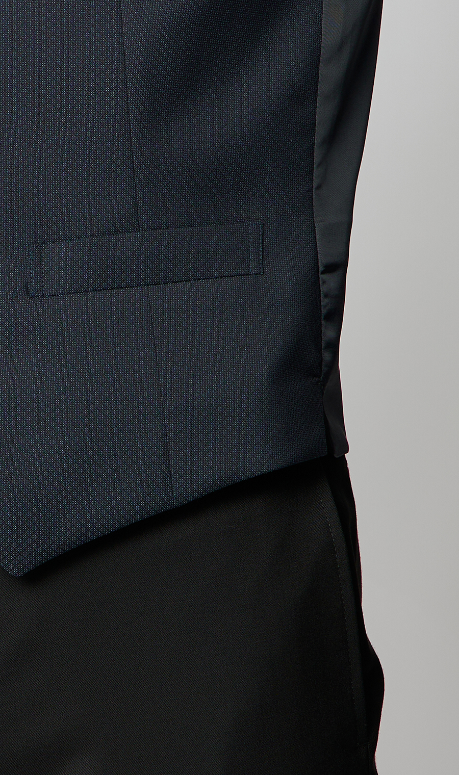 スタイリッシュベスト【シングル】 ネイビー Wide M