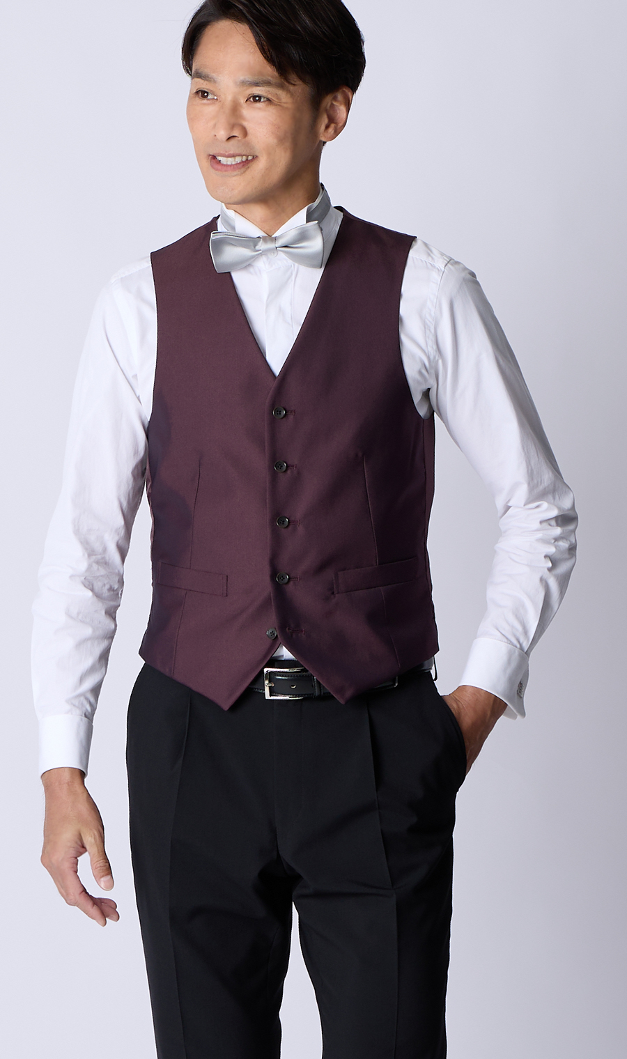 スタイリッシュベスト【シングル】 (893077A-09) | PERSON'S FOR