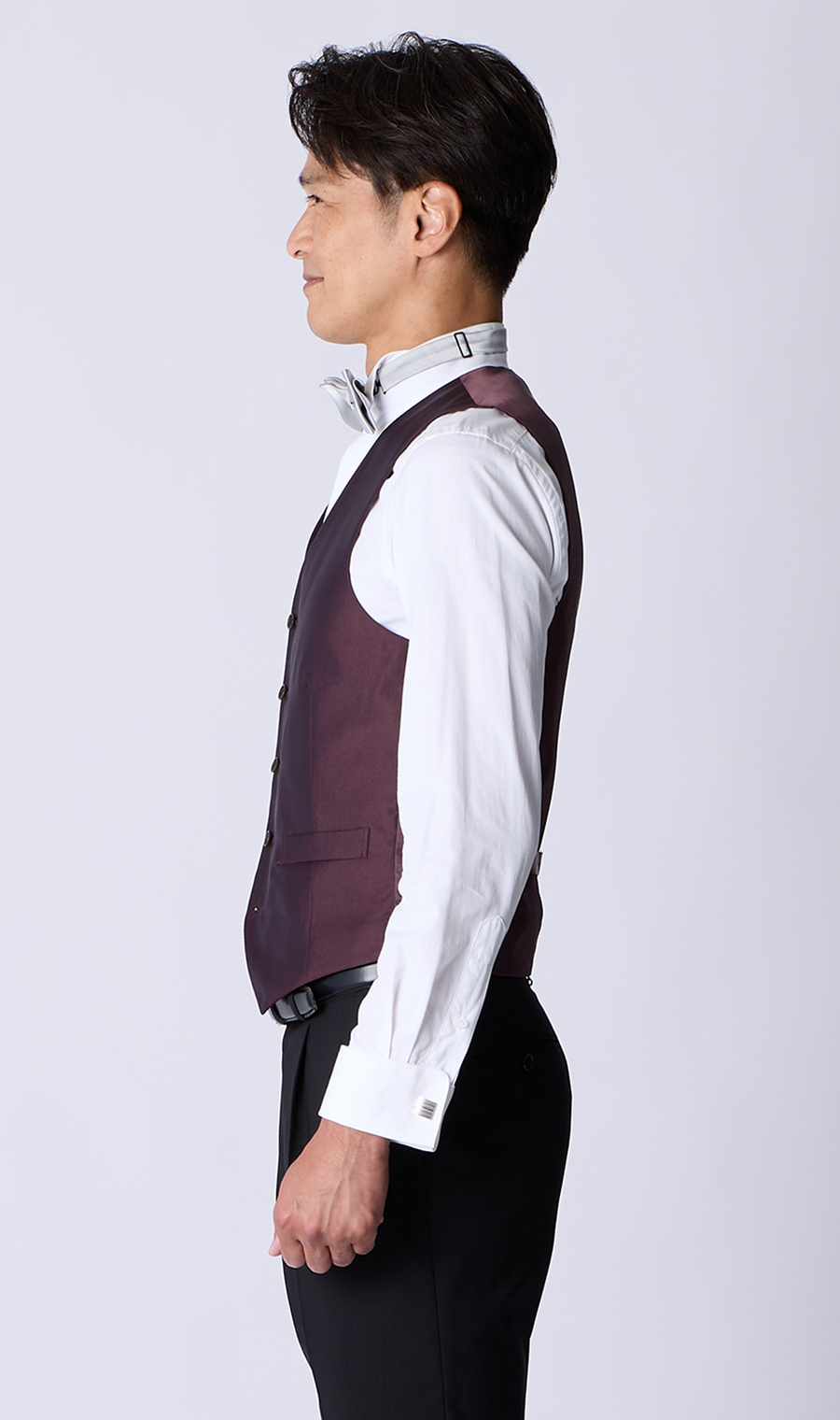 スタイリッシュベスト【シングル】 ワイン S