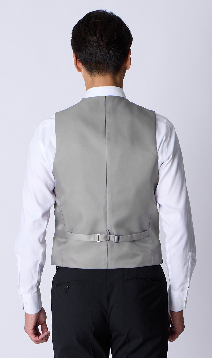スタイリッシュベスト【シングル】 ライトグレー S