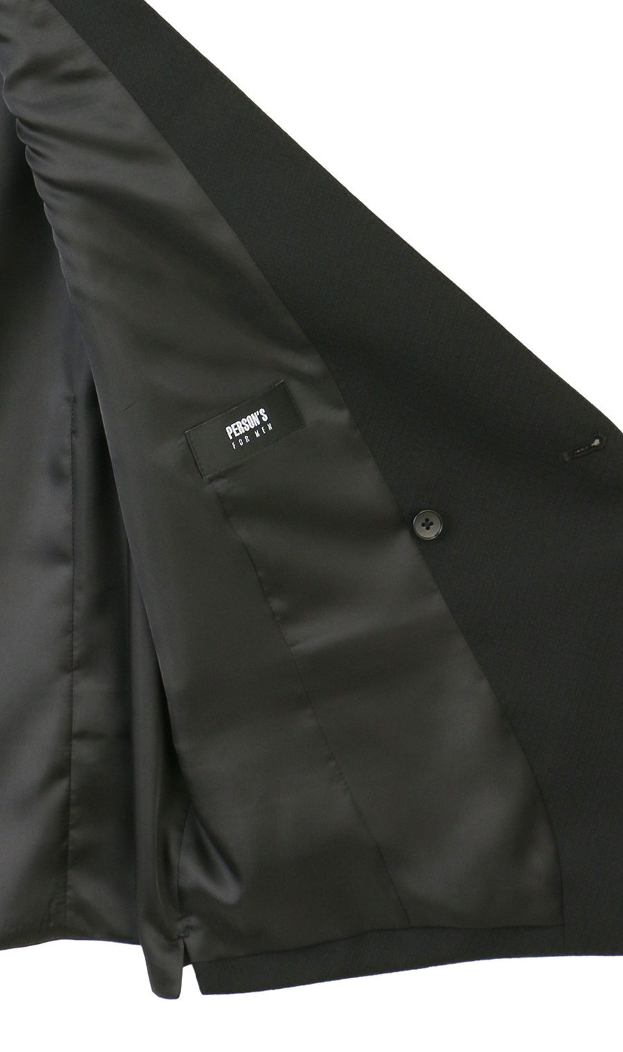 スタイリッシュベスト【ダブル】 ブラック S