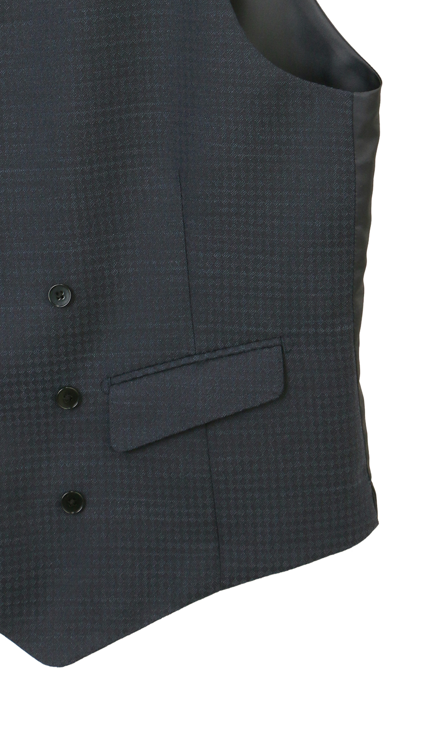 スタイリッシュベスト【ダブル】 ネイビー S