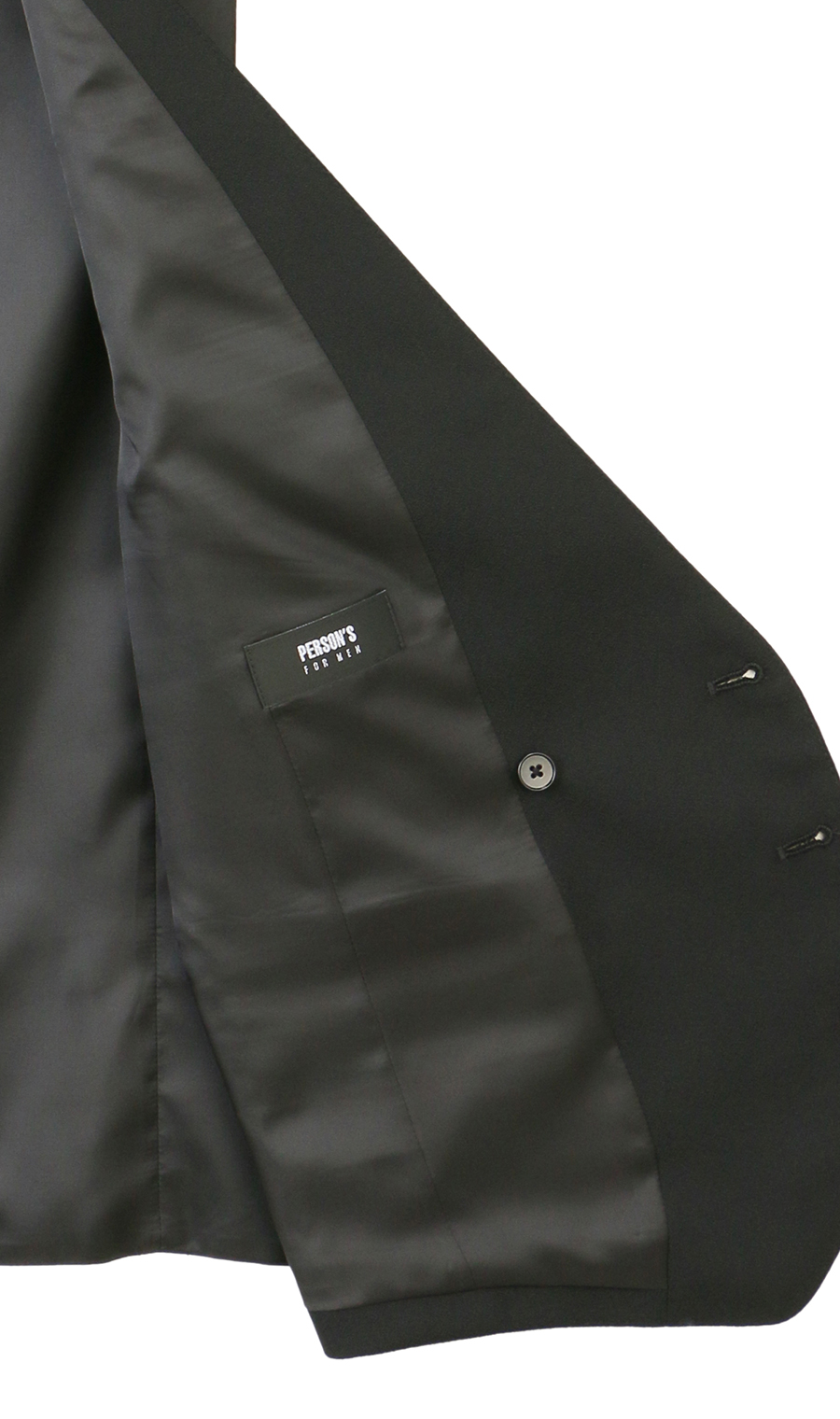 スタイリッシュベスト【ダブル】 ブラック S