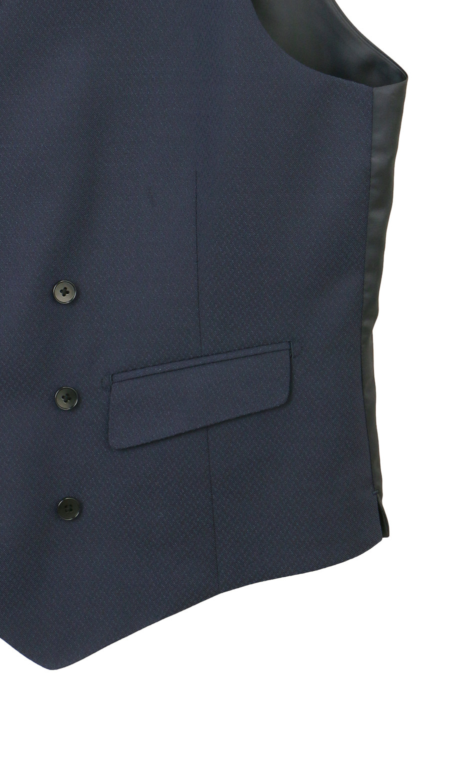 スタイリッシュベスト【ダブル】 ネイビー S