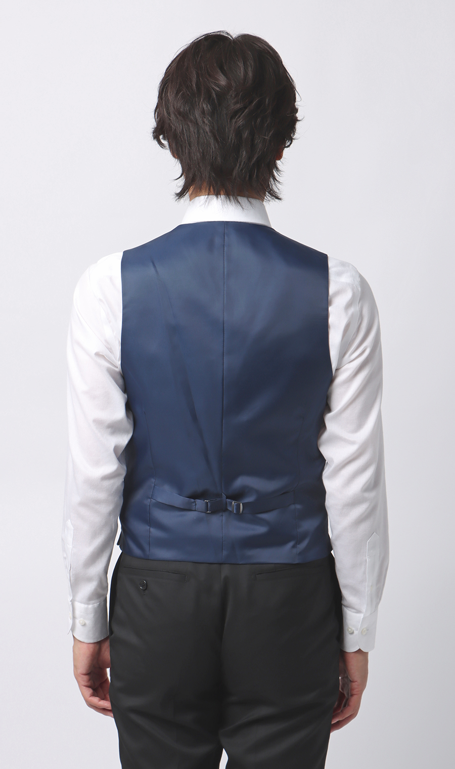 スタイリッシュベスト【シングル】【Plastics Smart】 ネイビー S