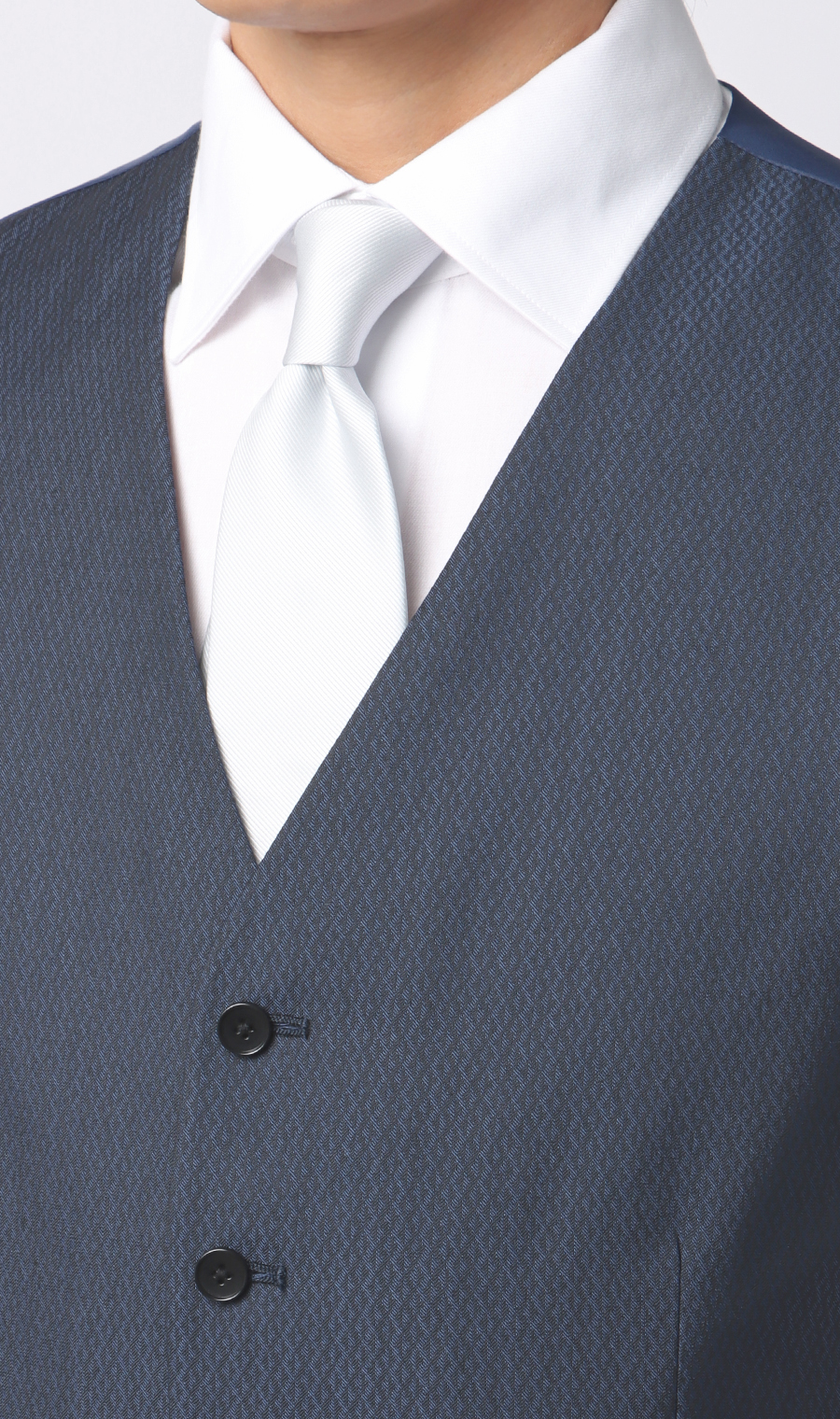 スタイリッシュベスト【シングル】【Plastics Smart】 ネイビー S