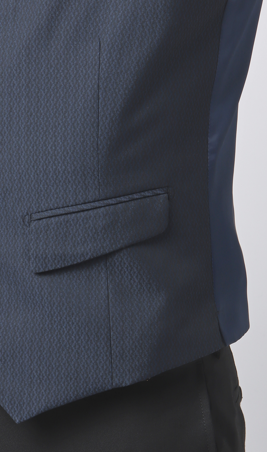 スタイリッシュベスト【シングル】【Plastics Smart】 ネイビー S