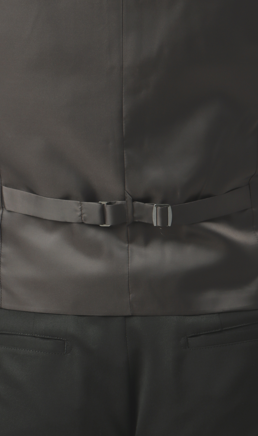 スタイリッシュベスト【シングル】【Plastics Smart】 チャコール 体型:E,号数(身長):L