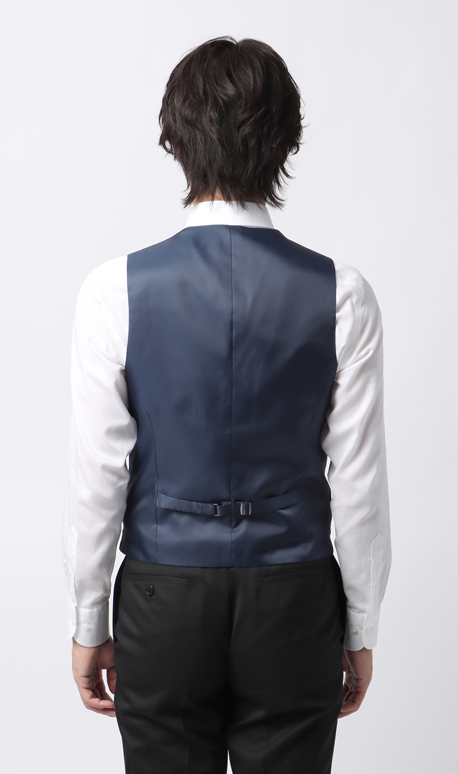 スタイリッシュベスト【シングル】【Plastics Smart】 ネイビー S