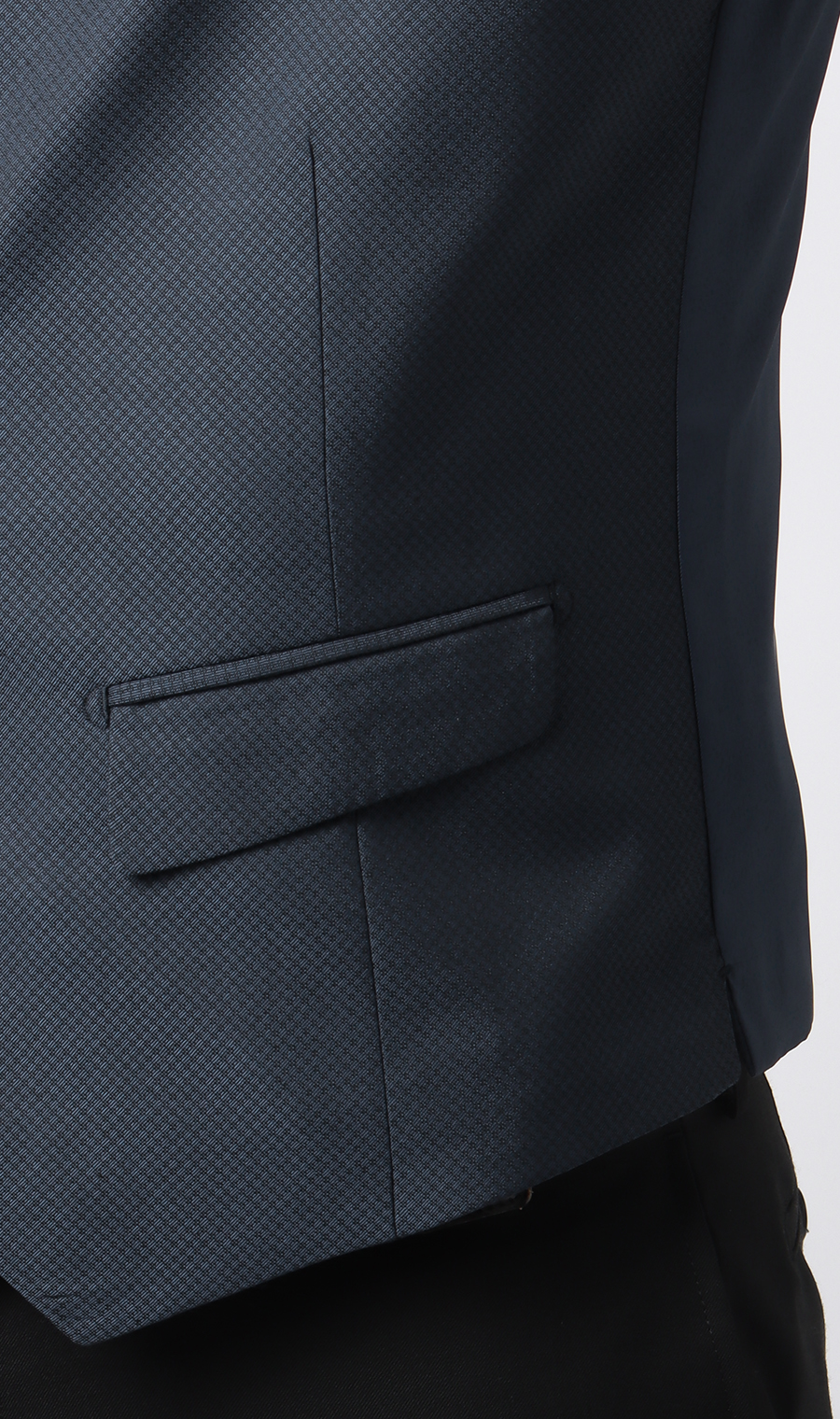 スタイリッシュベスト【シングル】【Plastics Smart】 ネイビー S