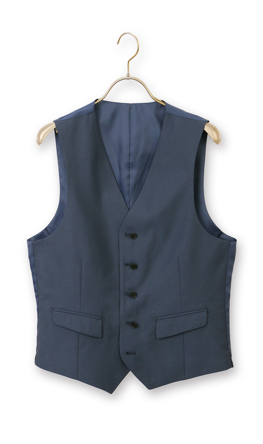 スタイリッシュベスト【シングル】【Plastics Smart】 ネイビー S