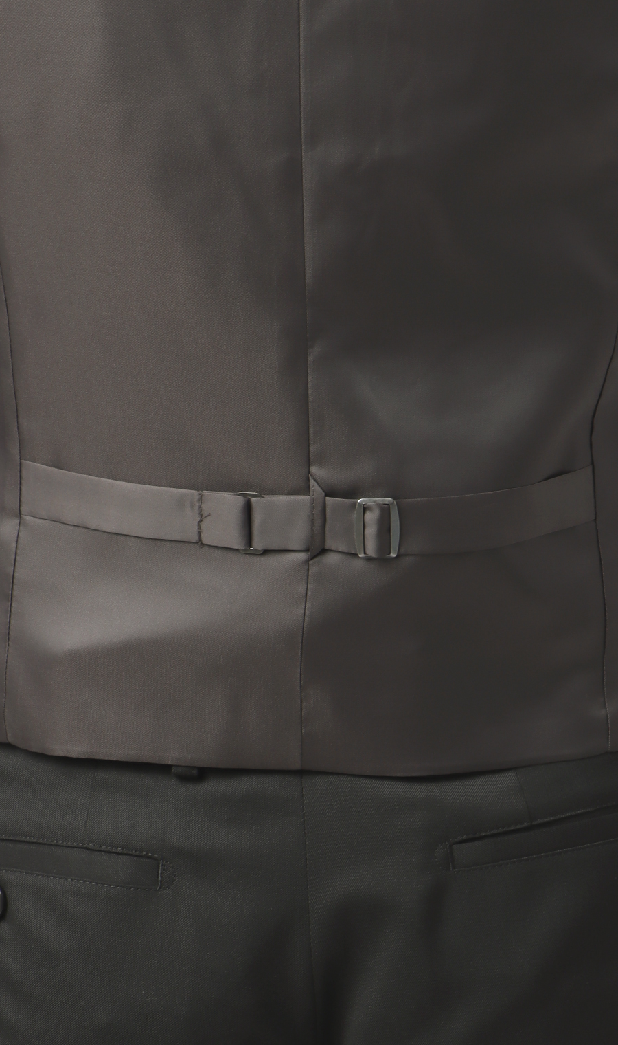 スタイリッシュベスト【シングル】【Plastics Smart】 チャコール 体型:E,号数(身長):L