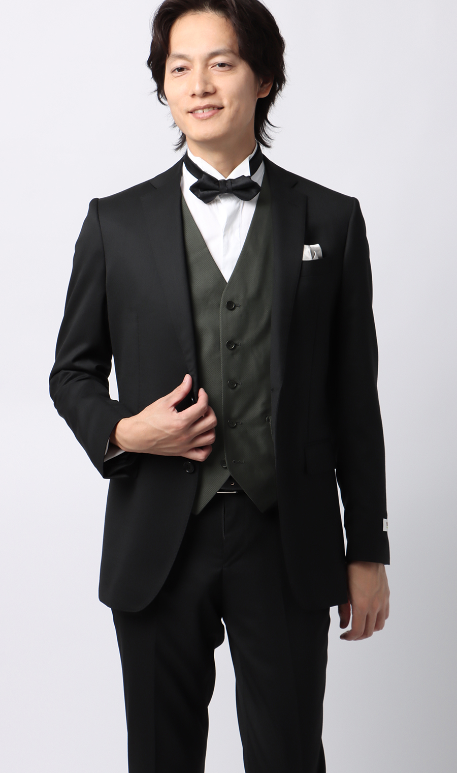 スタイリッシュベスト【シングル】【Plastics Smart】 チャコール LL