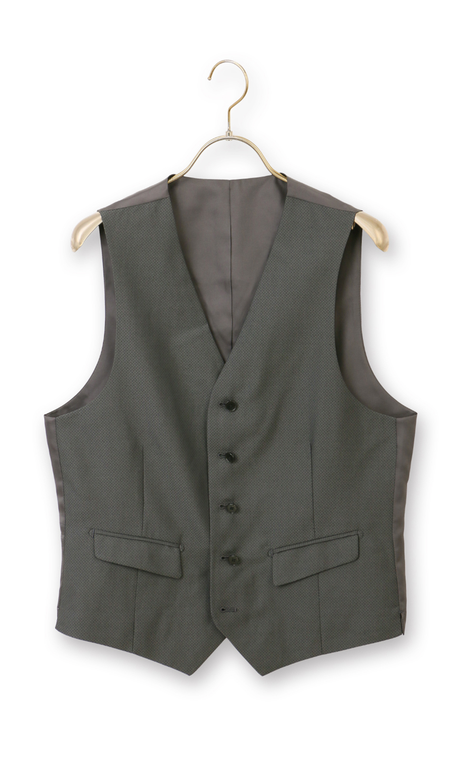 スタイリッシュベスト【シングル】【Plastics Smart】 チャコール LL