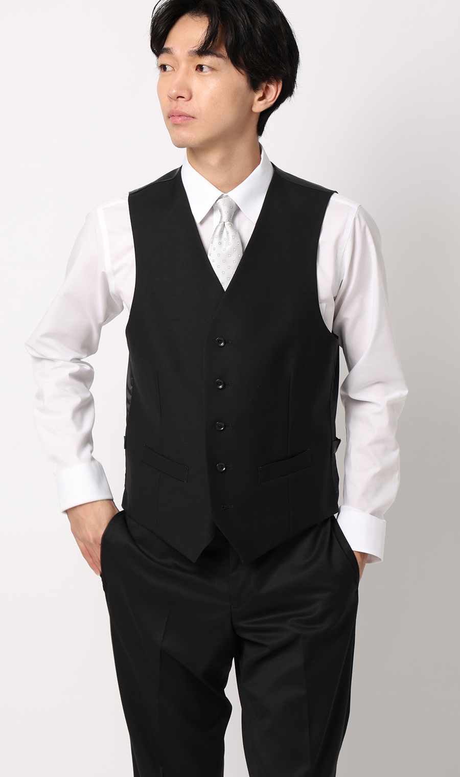 リバーシブルベスト【シングル】【Plastics Smart】 グレー SS