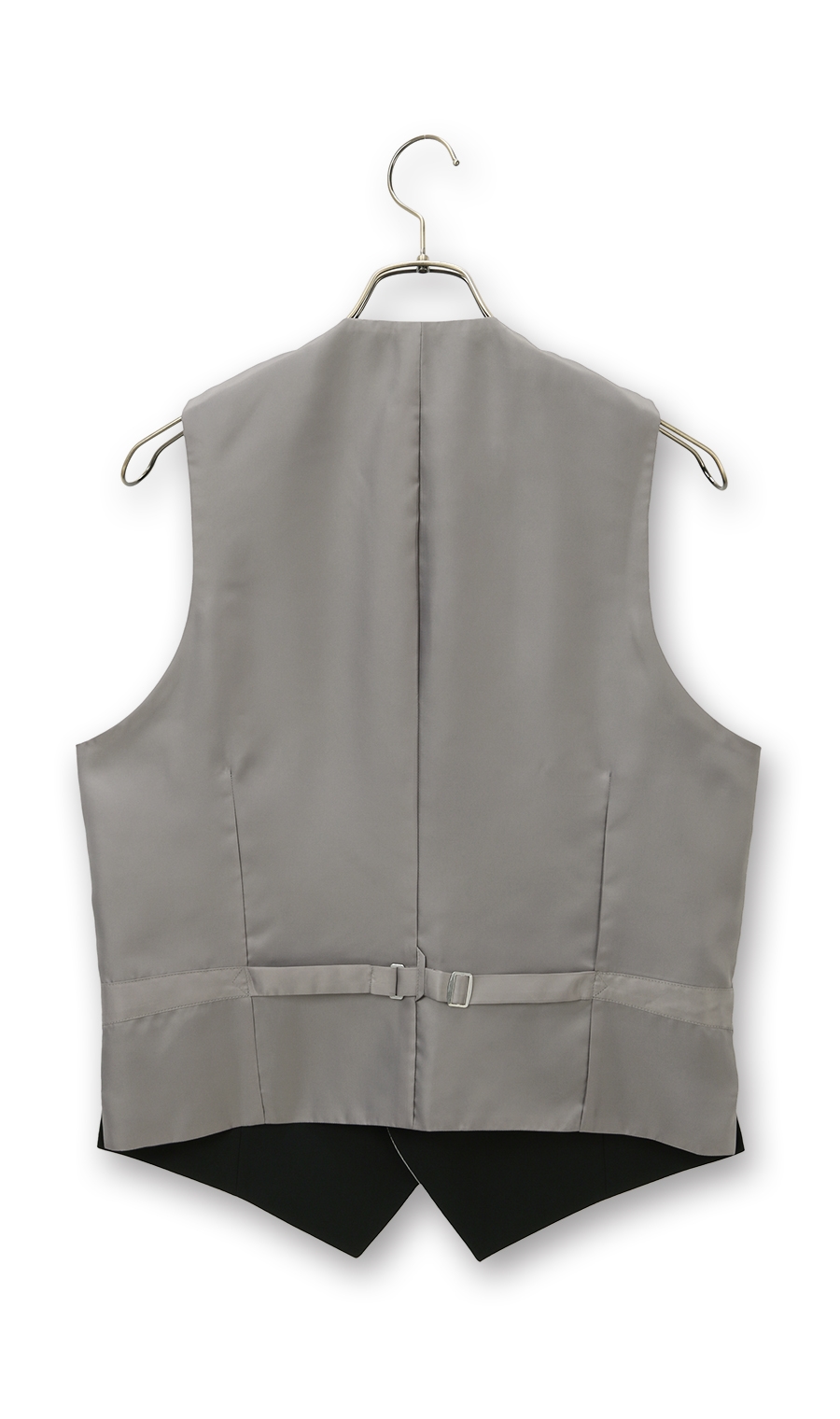リバーシブルベスト《シングル》 グレー 体型:E体(大きいサイズ),号数（身長）:10号(195cm)