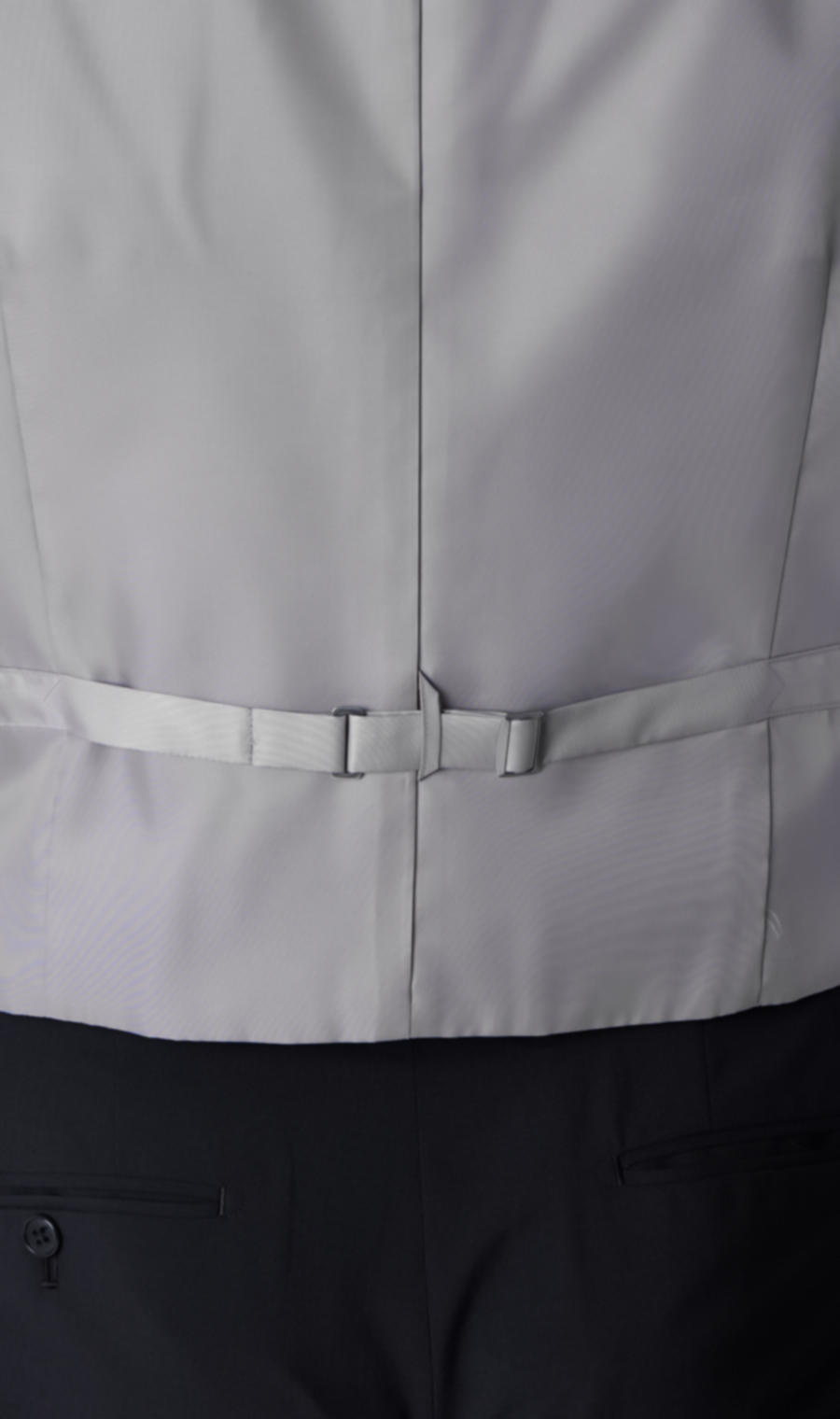 リバーシブルベスト【Plastics Smart】 ライトグレー 体型:AB体(がっちり型),号数(身長):4号(165cm)