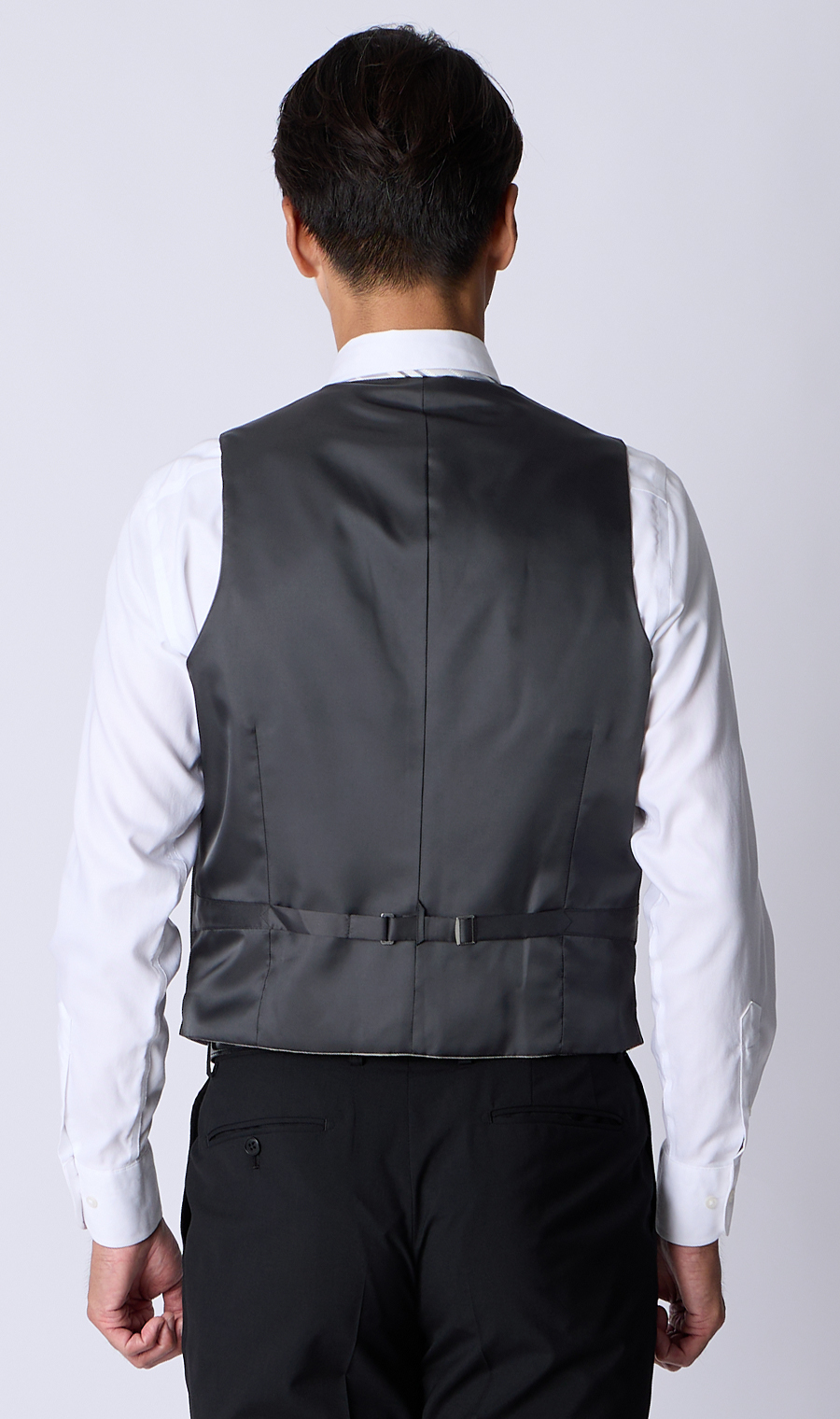 リバーシブルベスト【Plastics Smart】 ライトグレー 体型:AB体(がっちり型),号数(身長):4号(165cm)