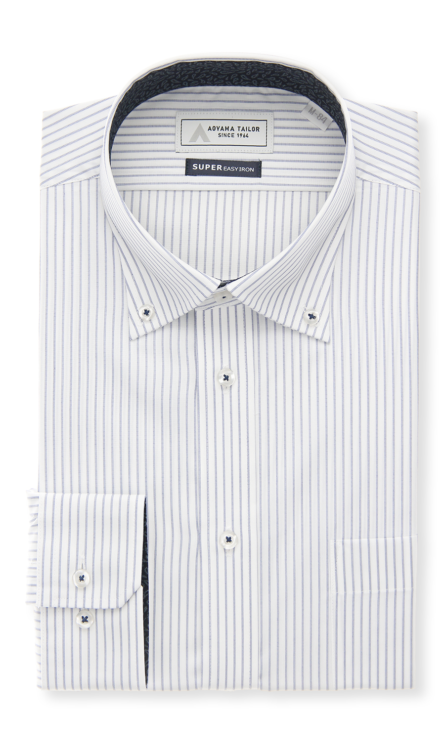 ボタンダウンワイシャツ【Ag Fresh α】 ブルー 首周り:37cm,裄丈:78cm