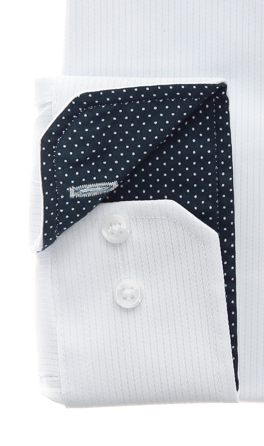 ボタンダウンワイシャツ【涼】【NON IRONTECH】【DotAir】【＃すご】 ホワイト 首周り:41cm,裄丈:82cm