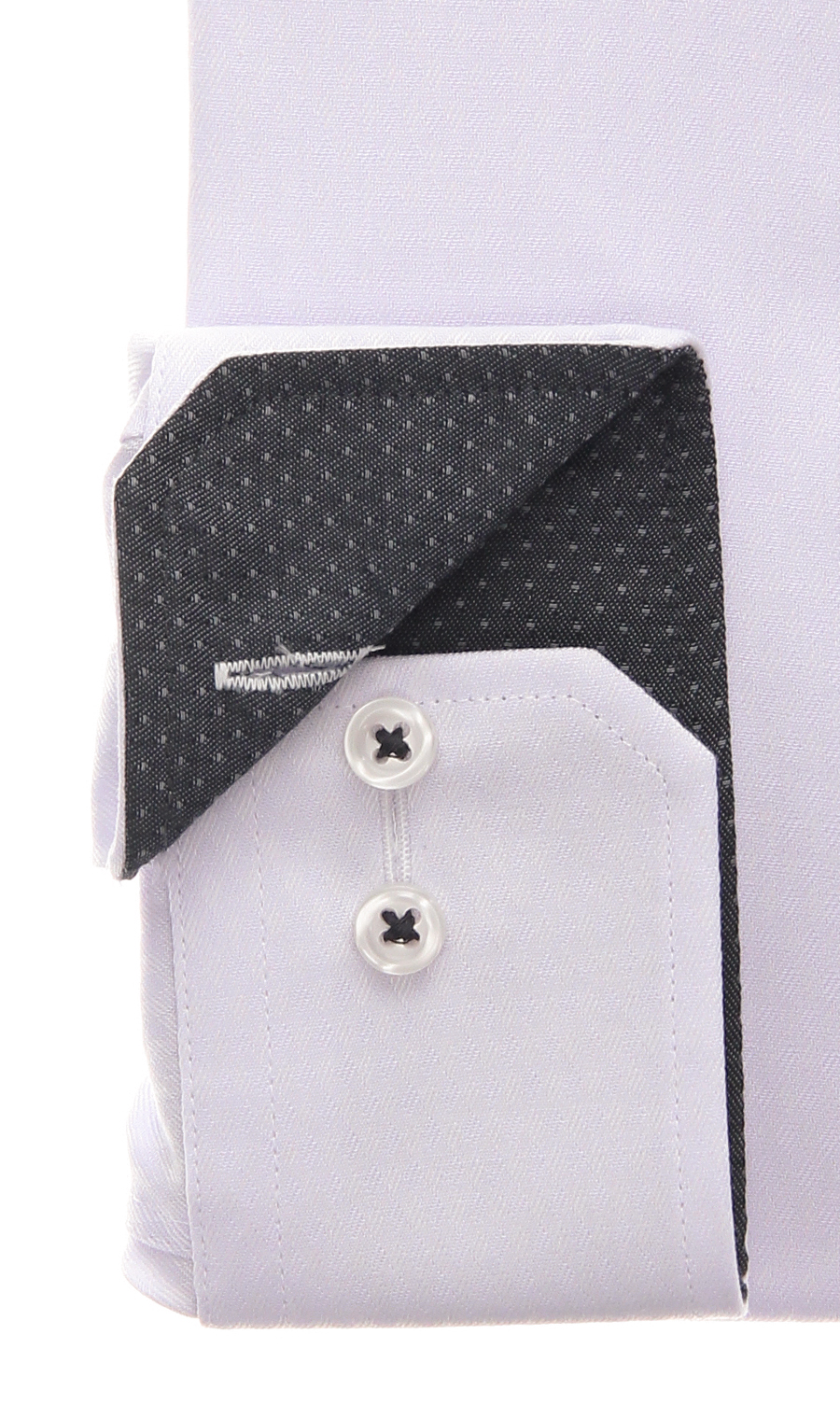 レギュラーカラーワイシャツ【NON IRONMAX】 パープル 首周り:37cm,裄丈:78cm