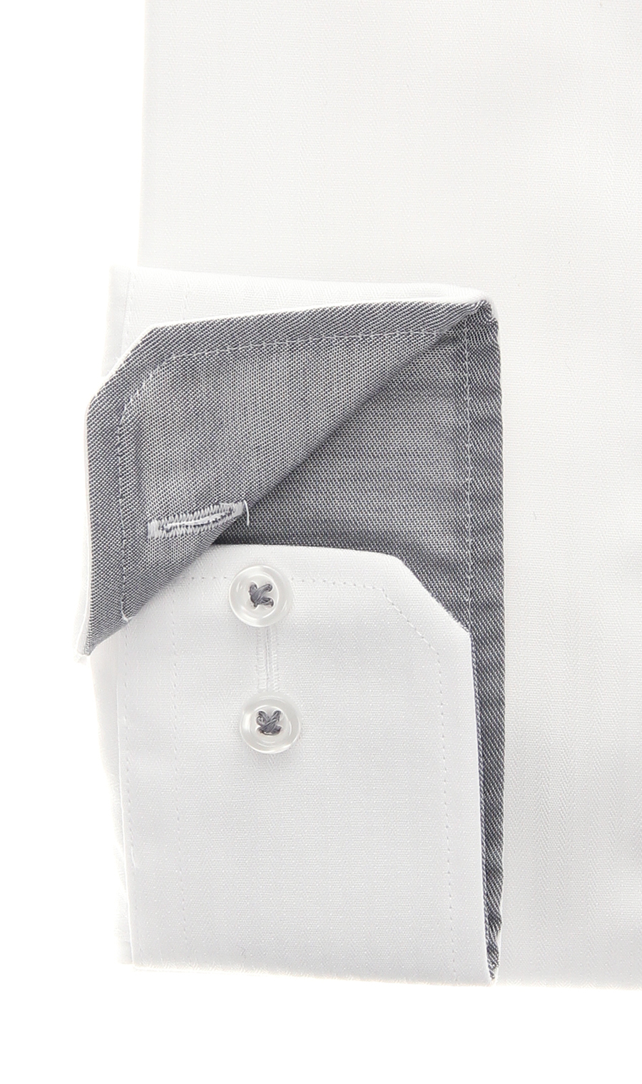 ボタンダウンワイシャツ【NON IRONMAX】 ホワイト 首周り:43cm,裄丈:86cm