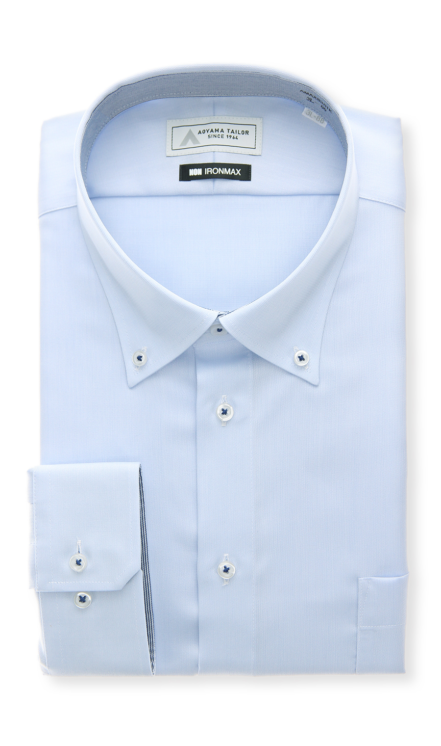ボタンダウンワイシャツ【キング&トール】【NON IRONMAX