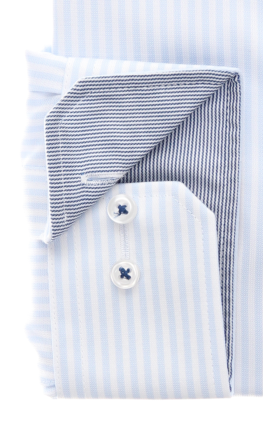 ボタンダウンワイシャツ【NON IRONMAX】 ブルー 首周り:37cm,裄丈:78cm