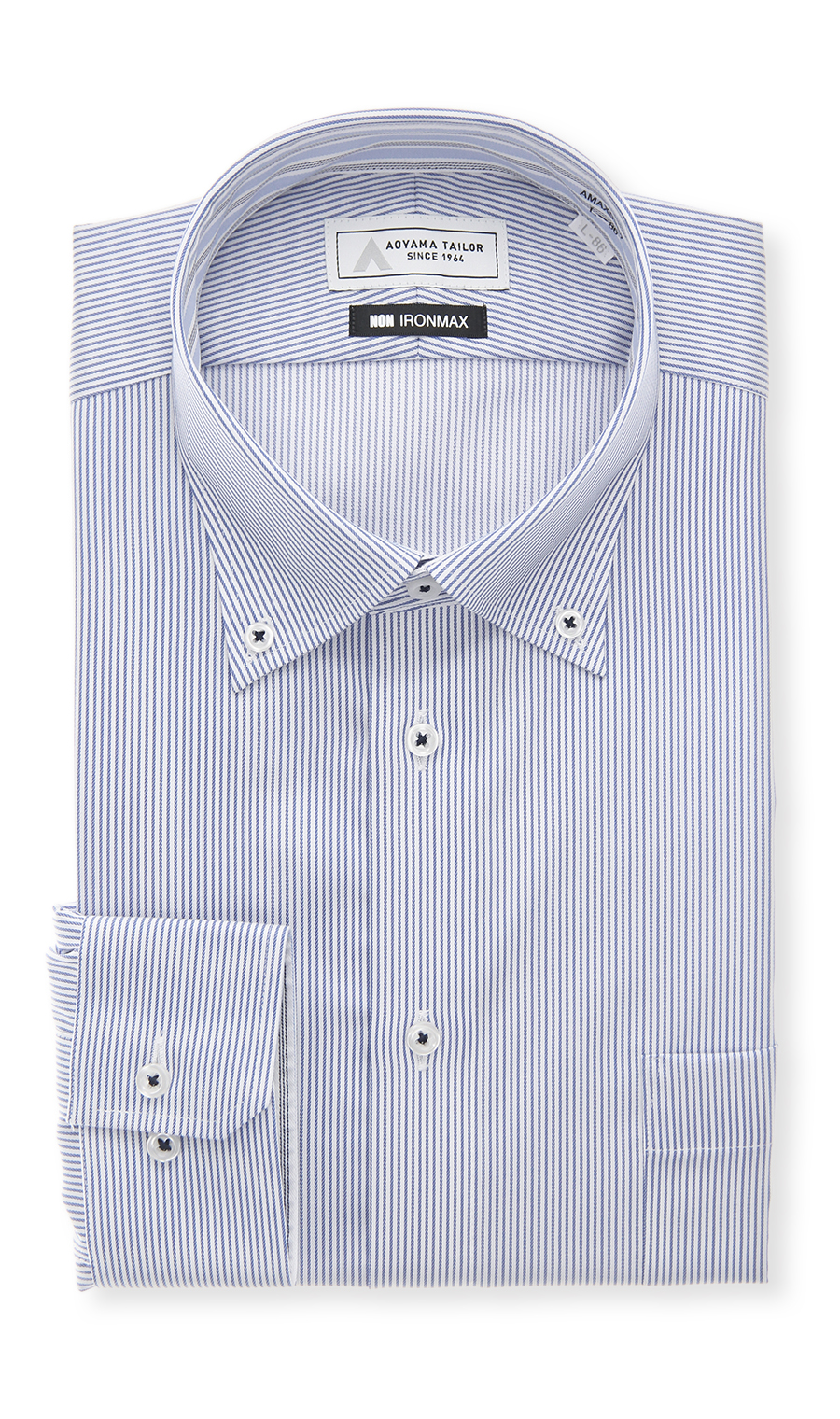 ボタンダウンワイシャツ【NON IRONMAX】 (AMAXS357) | A | 紳士