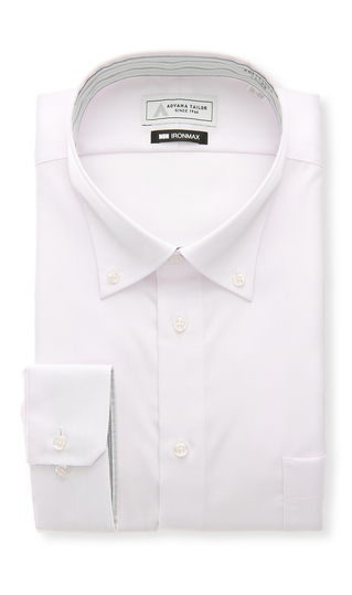 レギュラーカラーワイシャツ【白無地】【キング＆トール】【NON