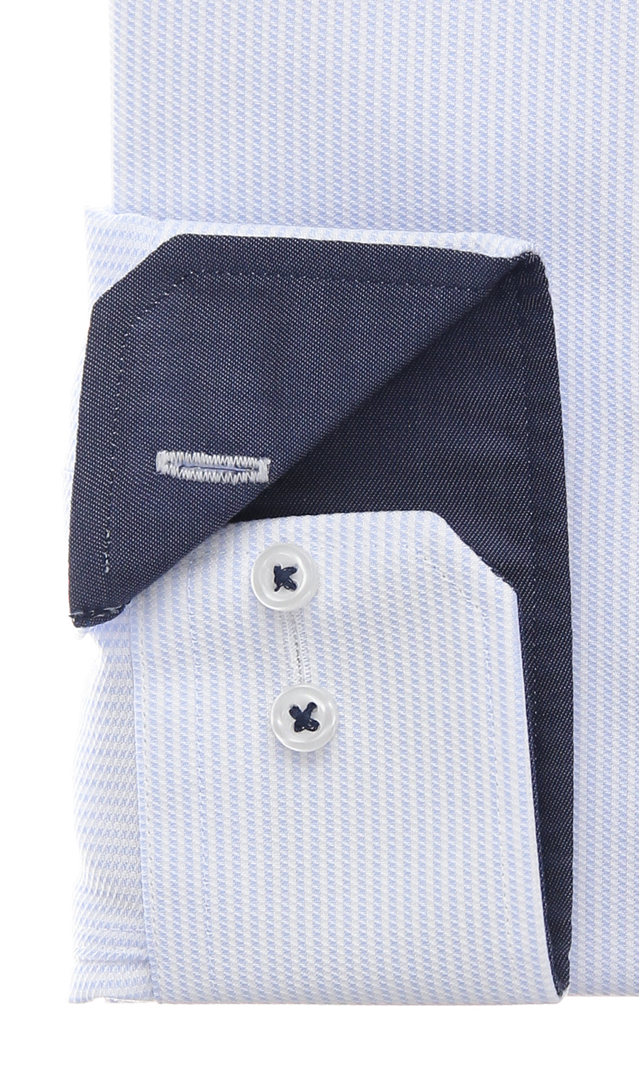 ボタンダウンワイシャツ【NON IRONMAX】 ブルー 首周り:37cm,裄丈:78cm