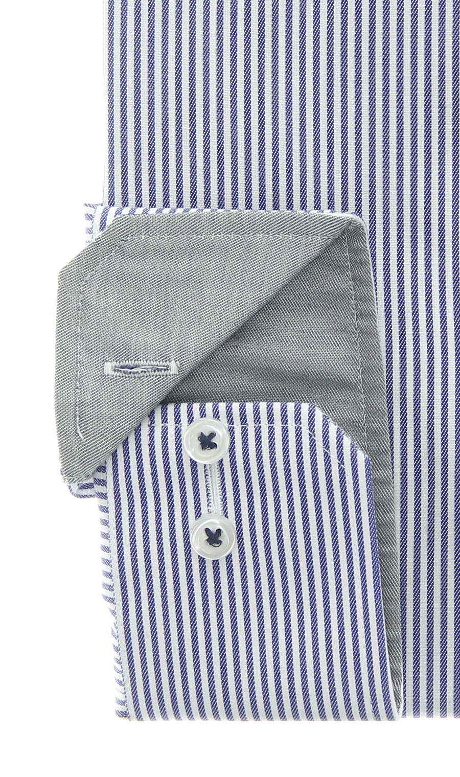 ワイドカラーワイシャツ【NON IRONMAX】 ネイビー 首周り:37cm,裄丈:78cm