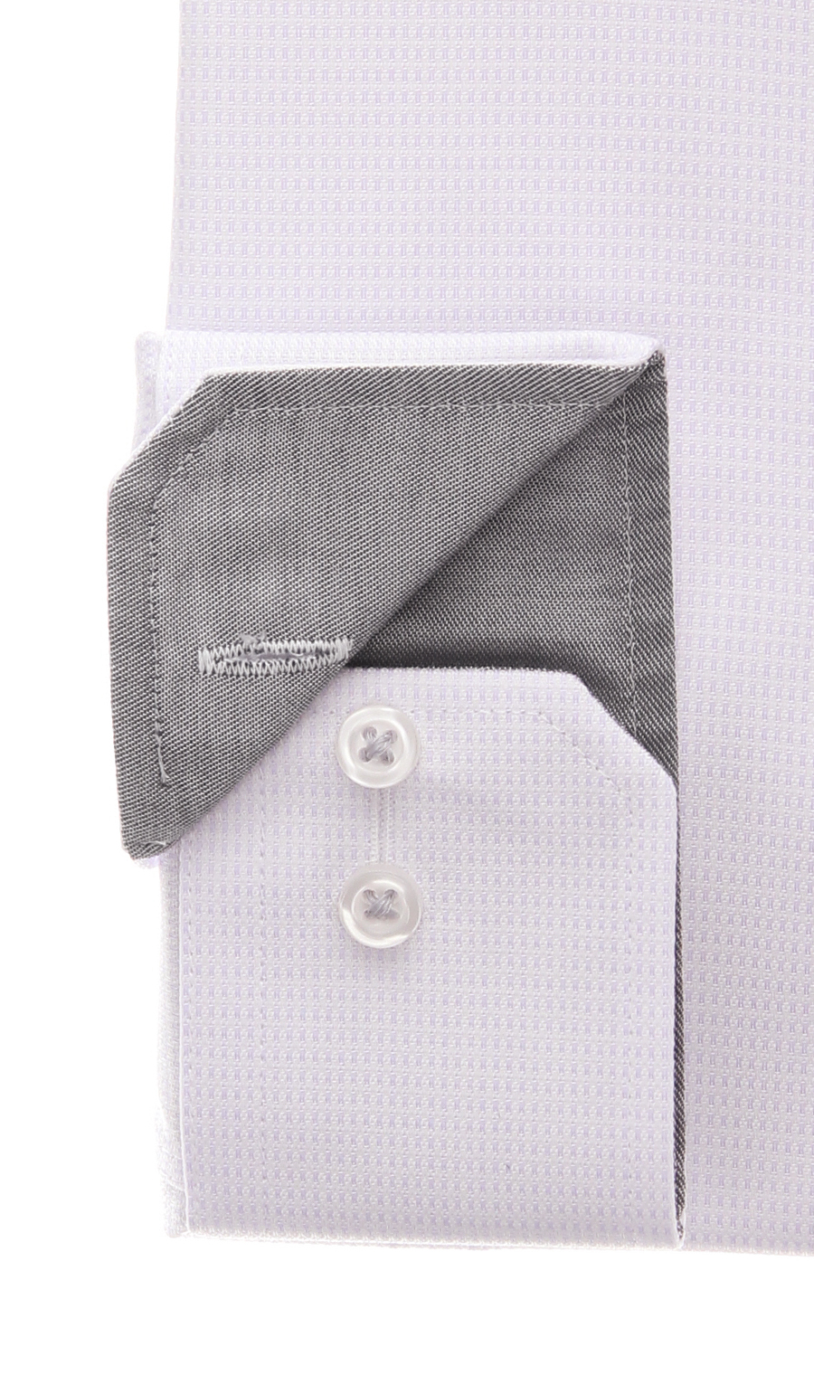 ワイドカラーワイシャツ【NON IRONMAX】 パープル 首周り:37cm,裄丈:78cm