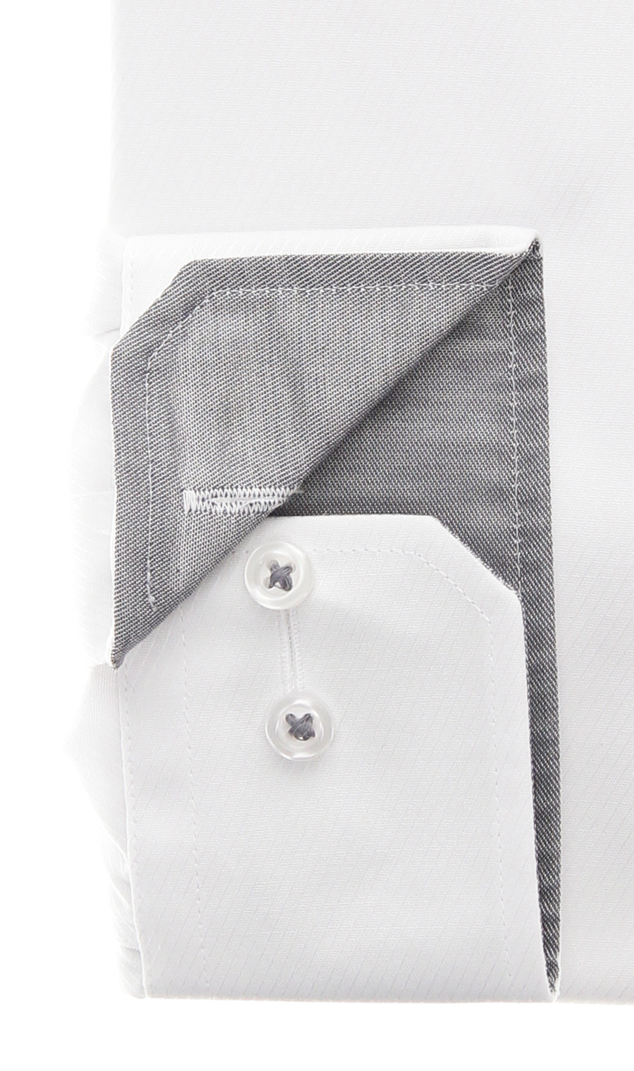 ボタンダウンワイシャツ【涼】【NON IRONMAX】 ホワイト 首周り:37cm,裄丈:78cm