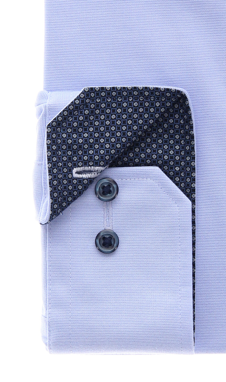 ボタンダウンワイシャツ【NON IRONTECH】【＃すごシャツ】 ブルー 首周り:37cm,裄丈:78cm