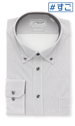 ボタンダウンワイシャツ【NON IRONTECH】【＃すごシャツ】