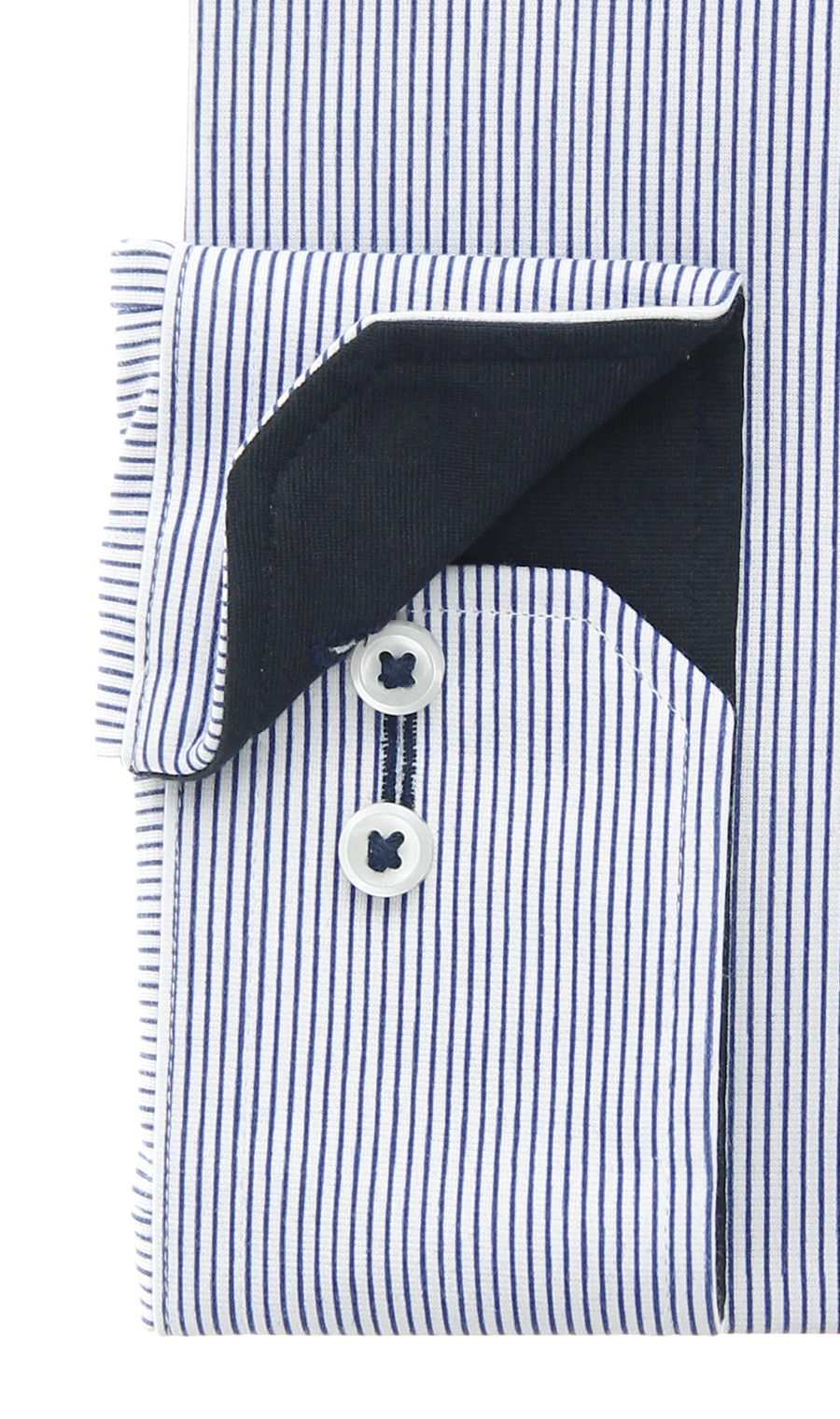 ワイドカラーワイシャツ【キング＆トール】【NON IRONTECH】【＃すごシャツ】 ネイビー 首周り:45cm,裄丈:84cm