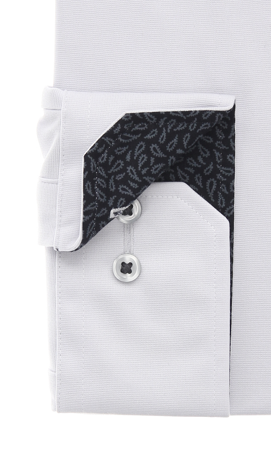 ワイドカラーワイシャツ【NON IRONTECH】【＃すごシャツ】 グレー 首周り:37cm,裄丈:78cm